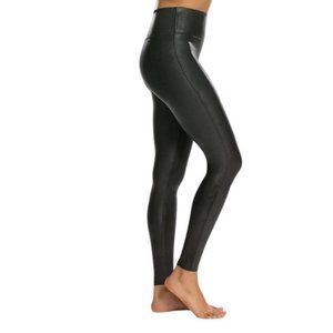 Spanx Faux Leather High Waisted Slimming Leggings